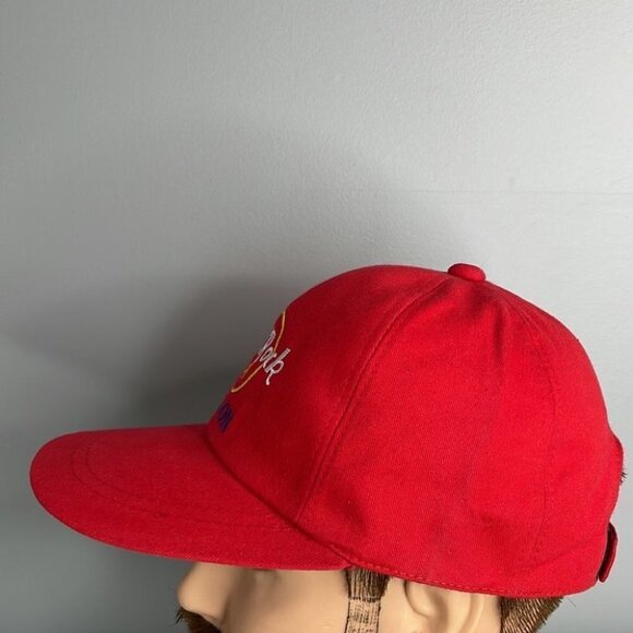 HARD ROCK CAFE Saigon 6 Panel Cap Red Hat Embroidered Adjustable O/S - Picture 5 of 7